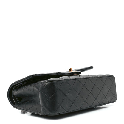 Chanel Lambskin Quilted Small Double Flap Black 4 of 12