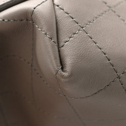 Chanel Calfskin Stitched Large Hobo Grey 12 of 12
