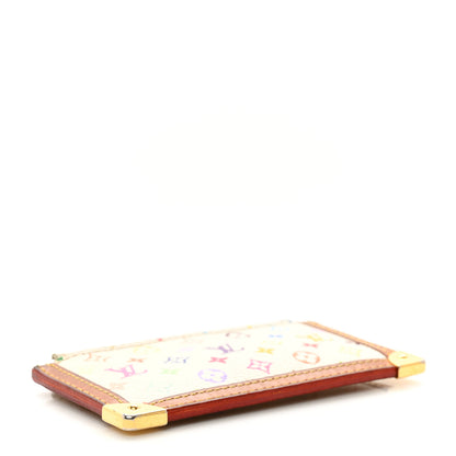 Louis Vuitton Monogram Multicolor Key Pouch White 4 of 8