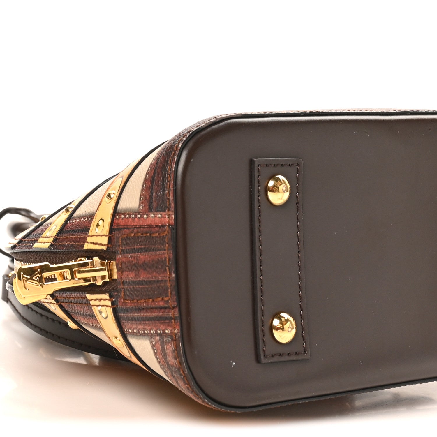 Louis Vuitton Transformed Canvas Time Trunk Alma BB Beige 8 of 9
