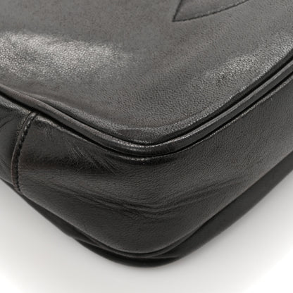 Chanel Lambskin Flap Shoulder Bag Black 13 of 14