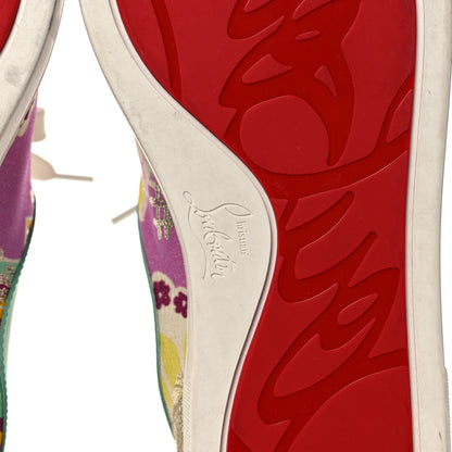 Christian Louboutin Patent Tissu Kyoto Flamingirl Flats 39.5 Multicolor 6 of 10