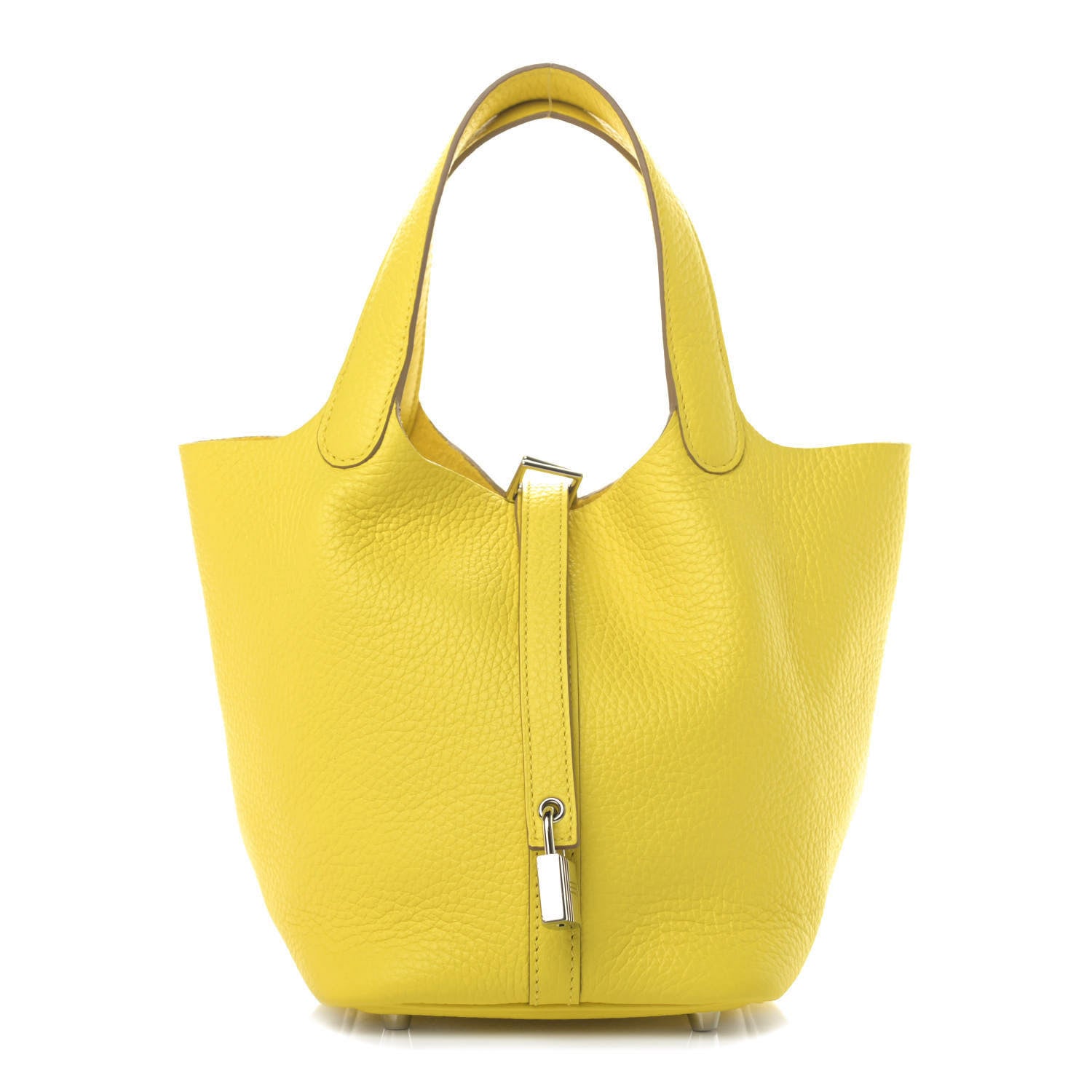 Hermes Taurillon Clemence Picotin Lock 18 PM Lime 1 of 4