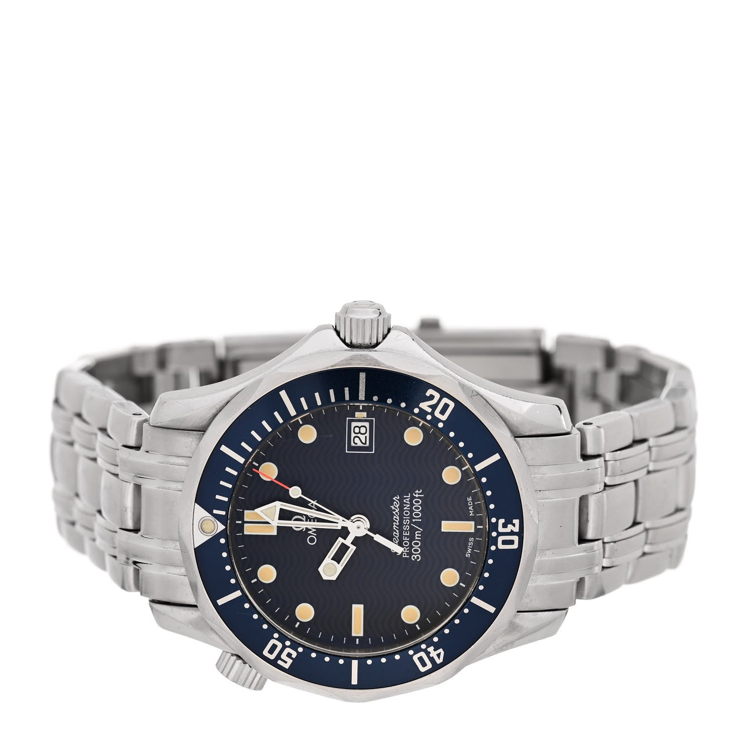 Omega Stainless Steel 36mm Seamaster Professional Quartz Watch Blue 2 of 5