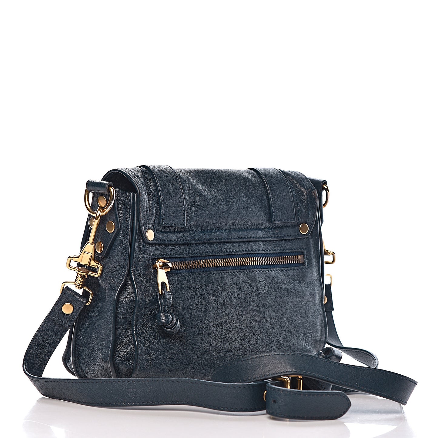 Lambskin PS1 Mini Crossbody Bag Indigo