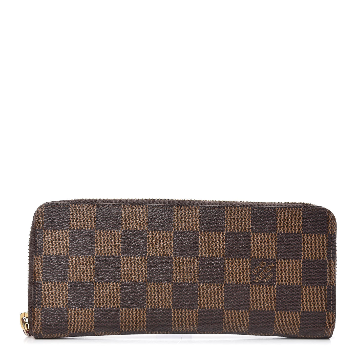 Damier Ebene Clemence Wallet Cherry