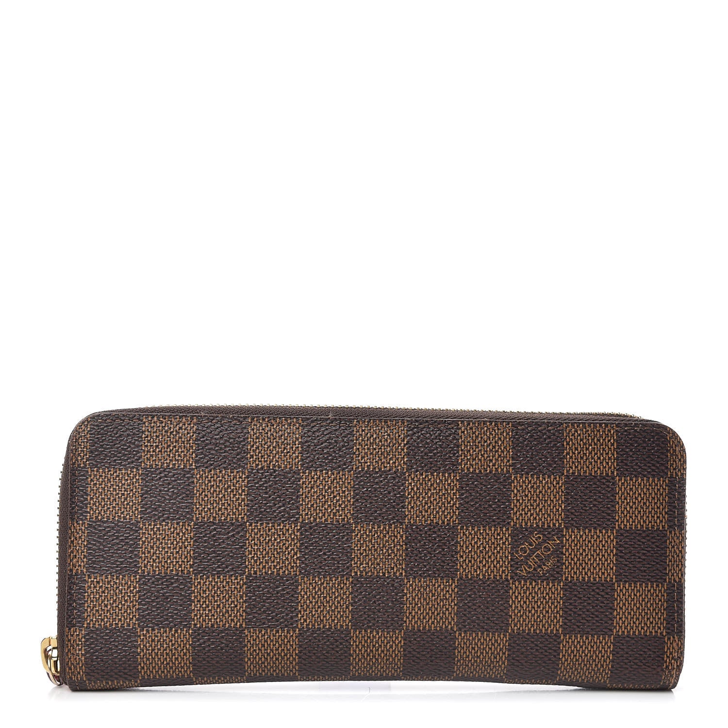 Louis Vuitton Damier Ebene Clemence Wallet Cherry 1 of 7