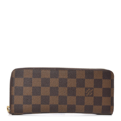 Louis Vuitton Damier Ebene Clemence Wallet Cherry 1 of 7
