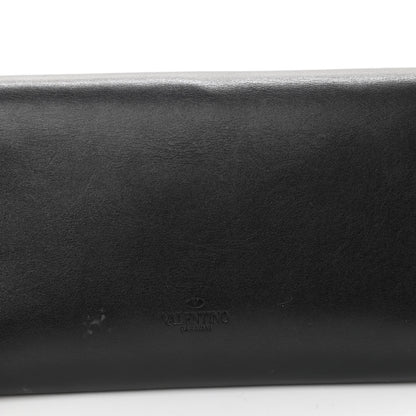 Valentino Garavani Vitello Demilune Chain Clutch Black 10 of 11