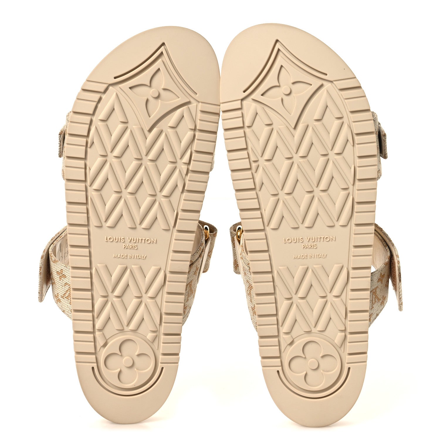 Louis Vuitton Monogram Lurex Bom Dia Flat Comfort Mules 40 Beige 6 of 9
