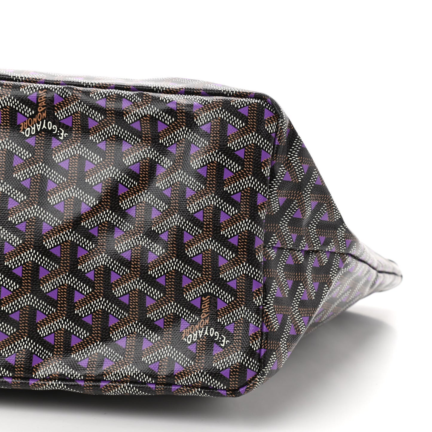 Goyardine Saint Louis Claire Voie PM Black Violet