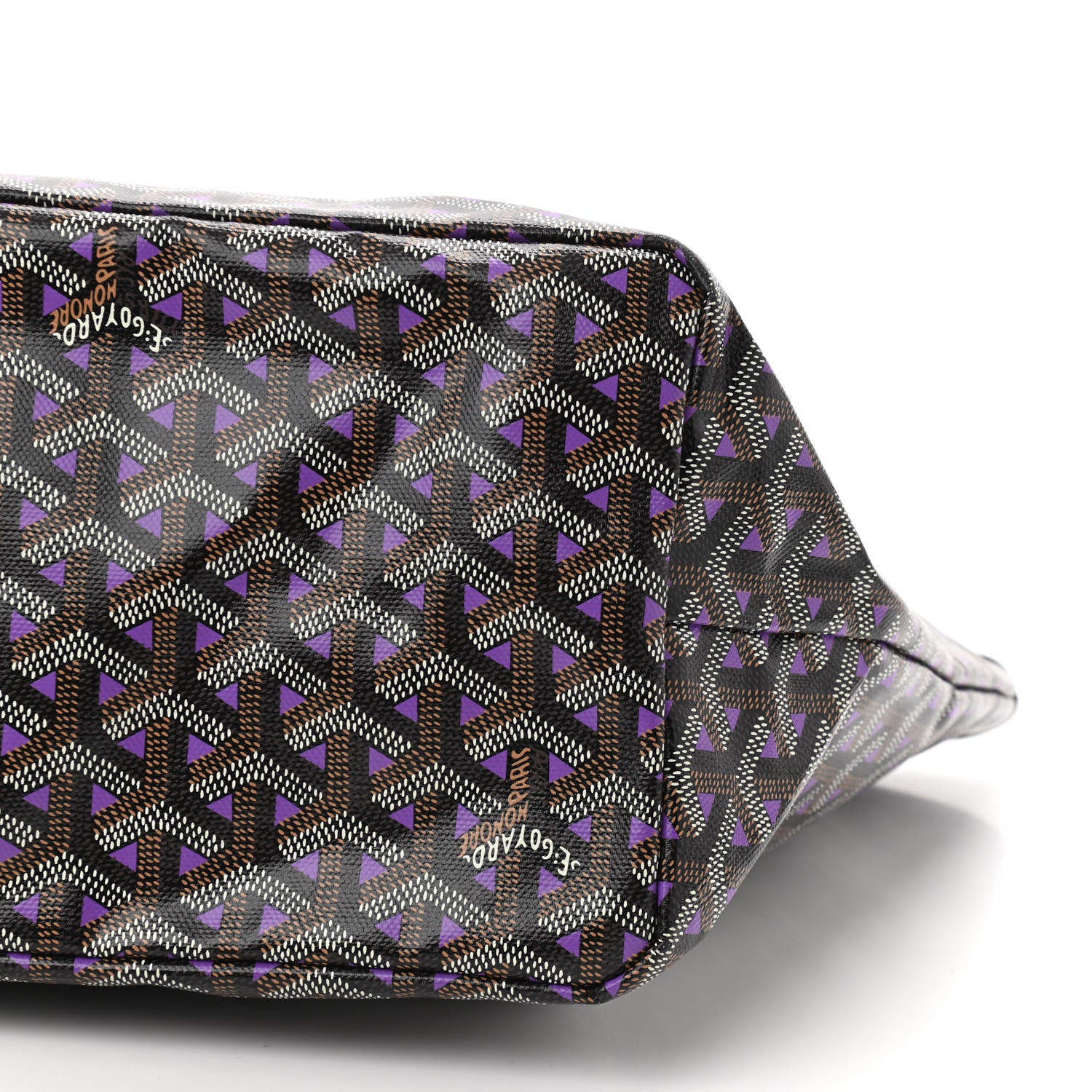 Goyard Goyardine Saint Louis Claire Voie PM Black Violet 11 of 11