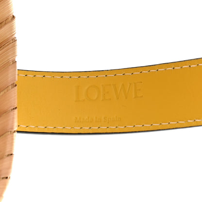 Loewe Raffia Small Basket Tote Bag Natural Yellow 6 of 14