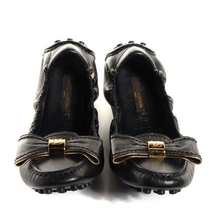Louis Vuitton Leather Tempting Oxford Flats Black 2 of 6