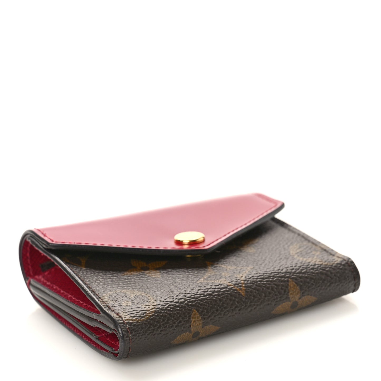 Monogram Zoe Wallet Fuchsia