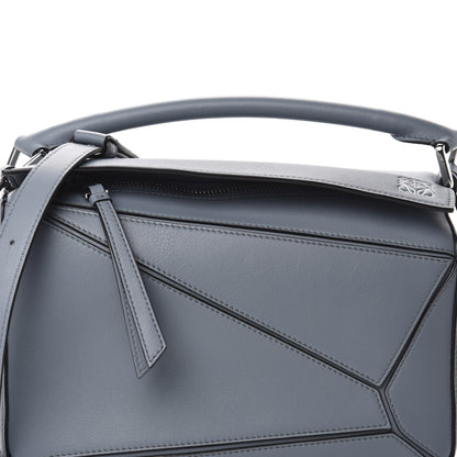 Loewe Calfskin Small Puzzle Bag Stone Blue 10 of 10