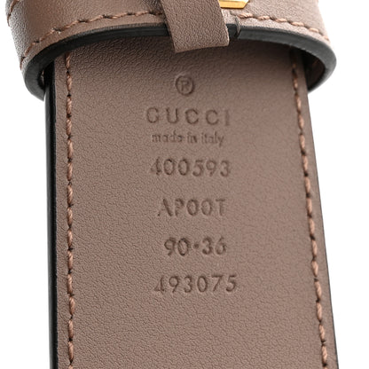 Gucci Calfskin Double G 40mm Belt 90 36 Porcelain Rose 5 of 6