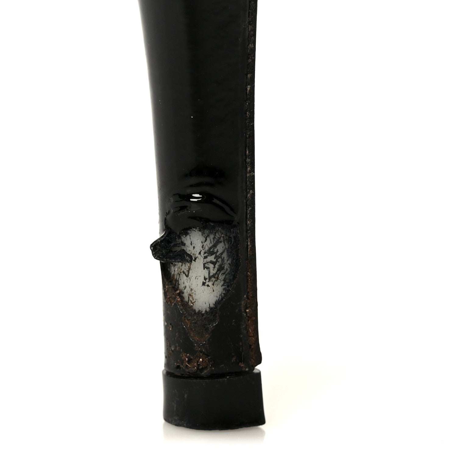 Saint Laurent Patent Tribute 75 Platform Sandals 39 Black 21 of 24