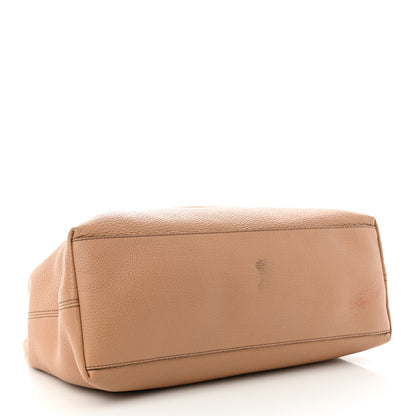 Gucci Pebbled Calfskin Medium Soho Chain Shoulder Bag Rose Beige 4 of 16