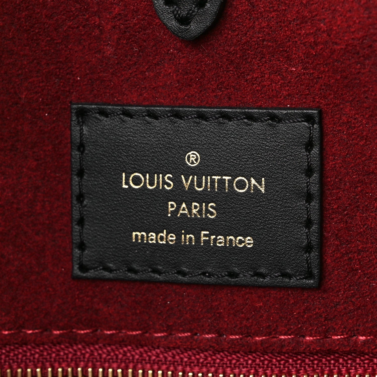 Louis Vuitton Empreinte Monogram Giant Onthego MM Black Beige 6 of 8