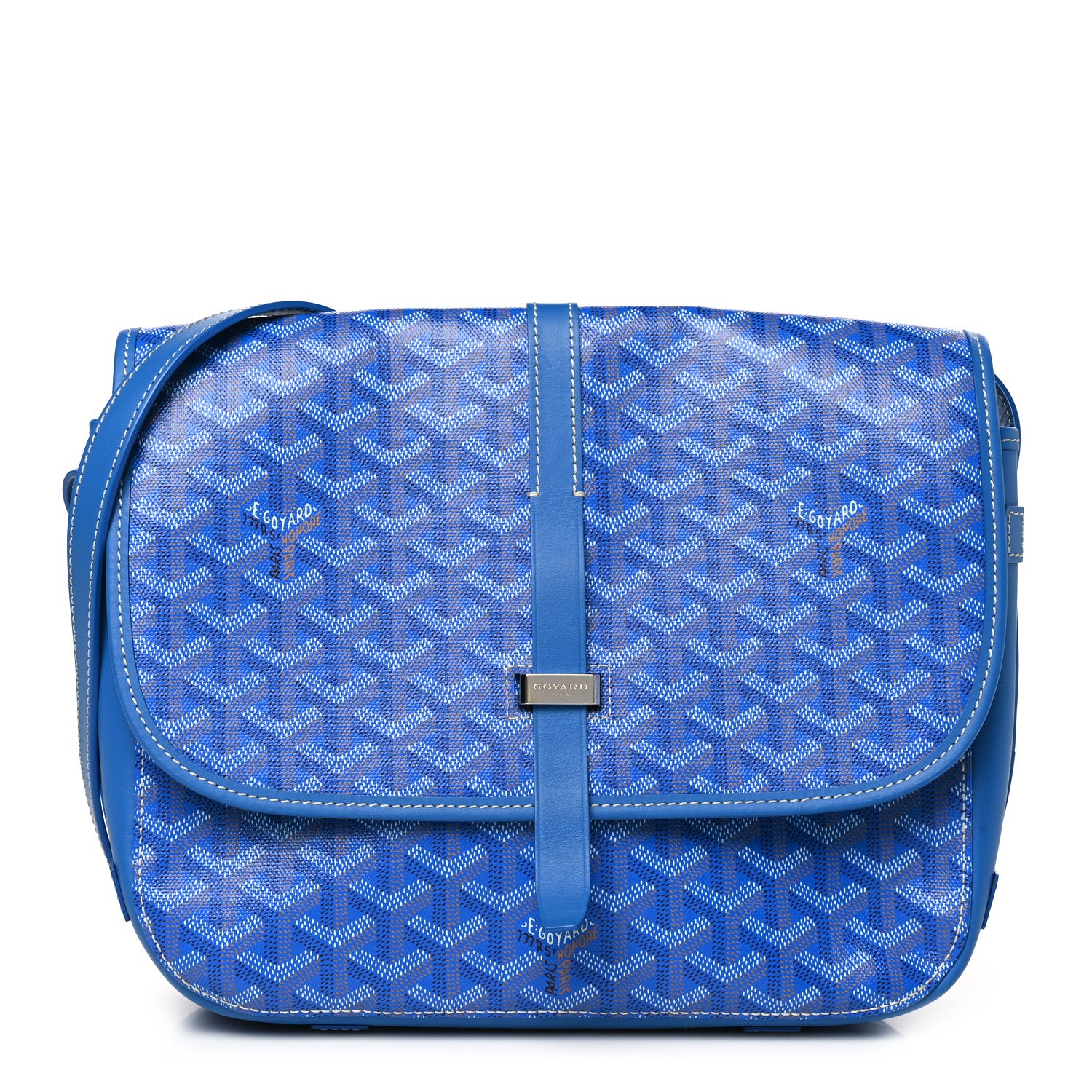 Goyard Goyardine Belvedere II MM Messenger Bag Sky Blue 1 of 8