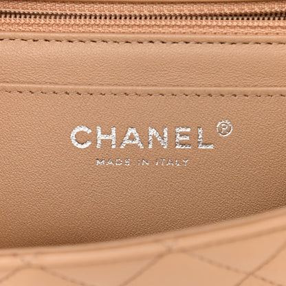 Chanel Lambskin Quilted Mini Rectangular Flap Beige 6 of 10