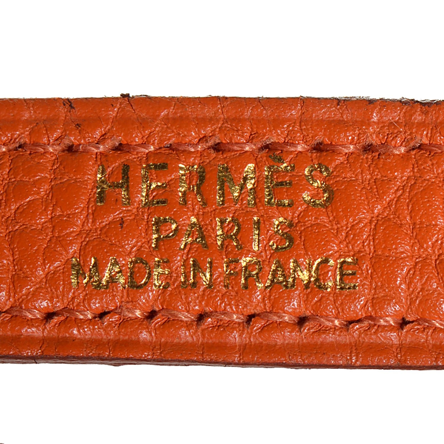 Hermes Taurillon Clemence Kelly Retourne 28 Orange 17 of 23