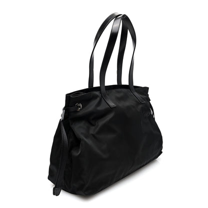 Prada Nylon Vela Shopping Tote Black 3 of 9
