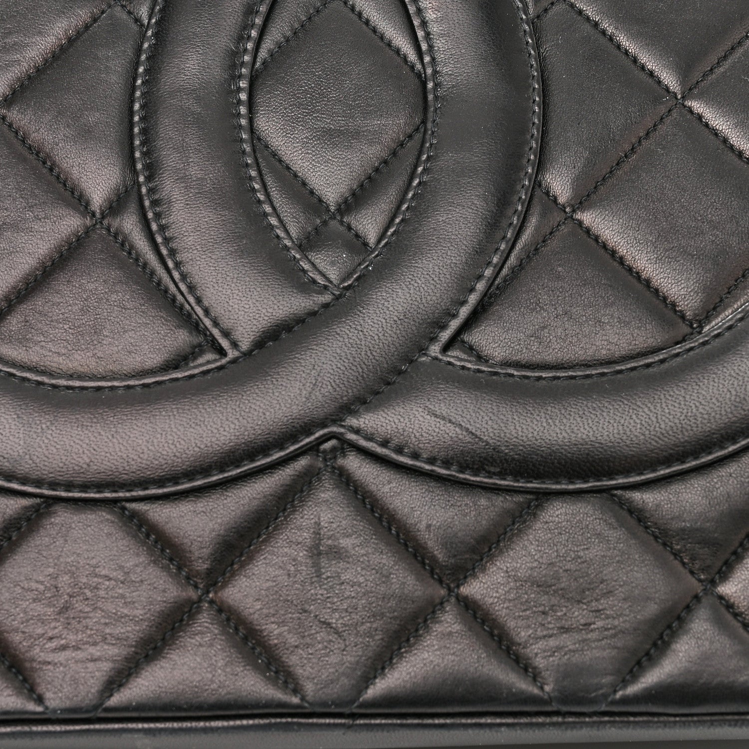 Chanel Lambskin Quilted Medallion Tote Black 12 of 12
