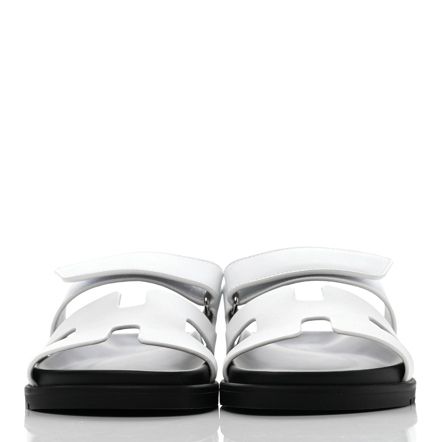 Calfskin Womens Chypre Sandals 36 White
