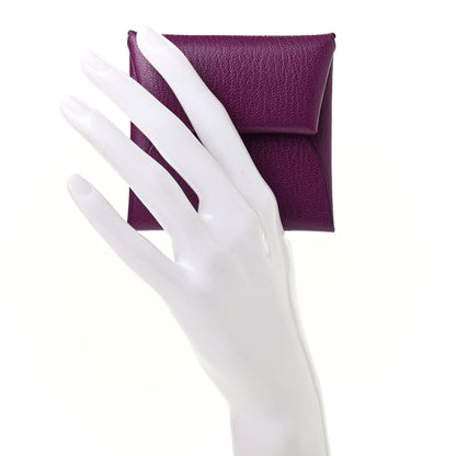Hermes Chevre Chamkila Bastia Coin Purse Anemone 2 of 7