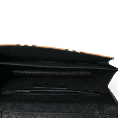 Burberry Derby Calfskin Vintage Check Small Macken Crossbody Bag Black 5 of 9