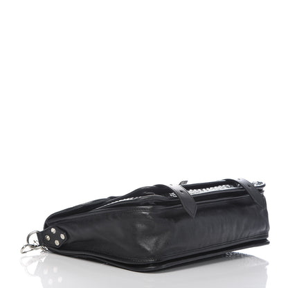 Proenza Schouler Woven Calfskin PS1 Medium Satchel Black 4 of 9