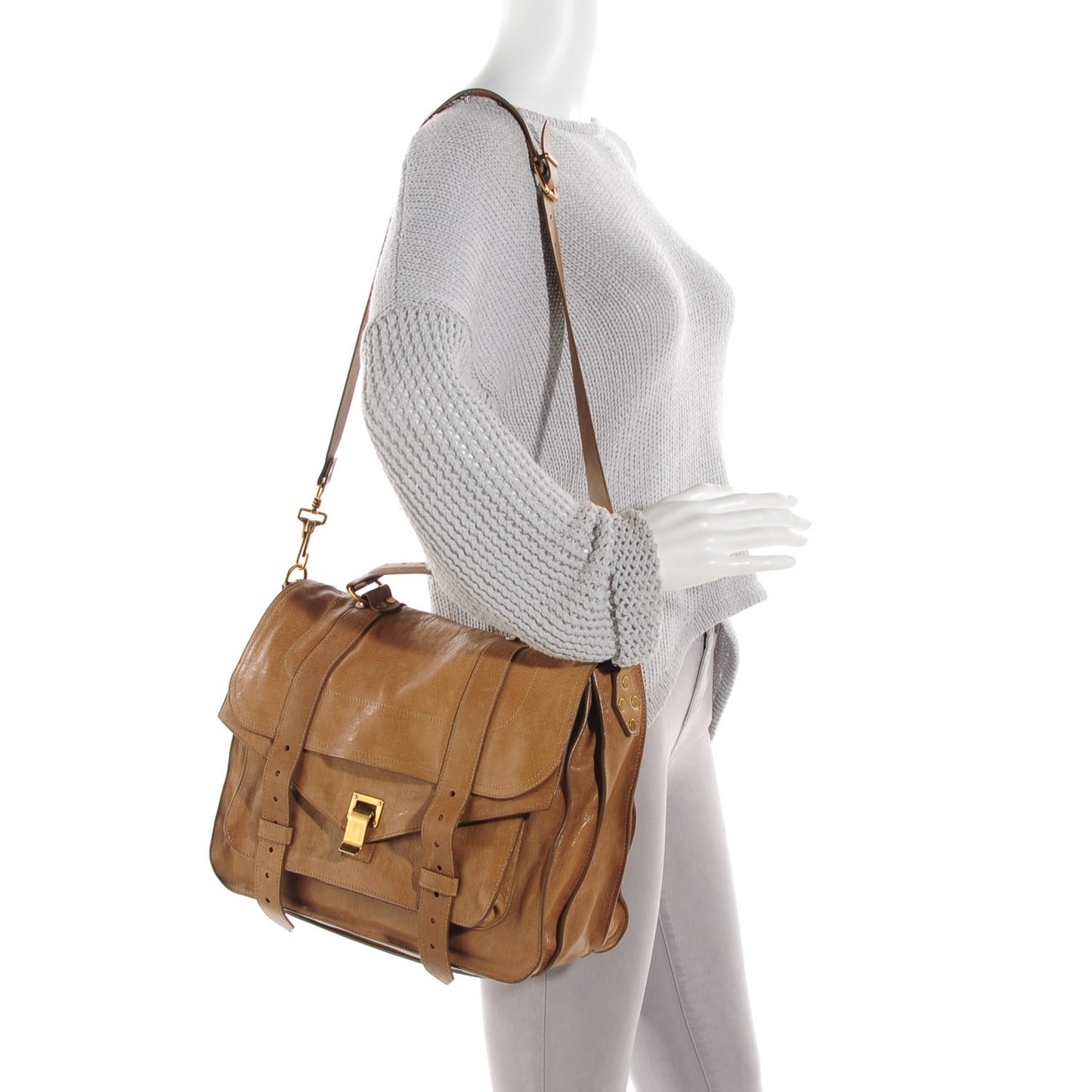 Lambskin Large PS1 Satchel Birch