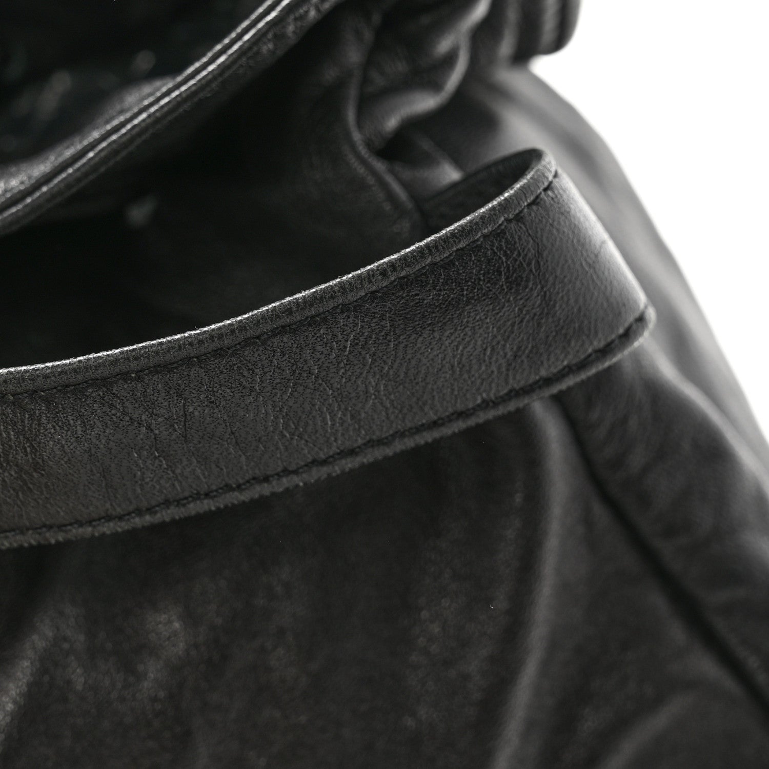 Chanel Lambskin Drawstring Bag Black 13 of 13