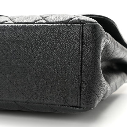 Chanel Caviar Quilted Maxi Single Flap Black 10 of 14