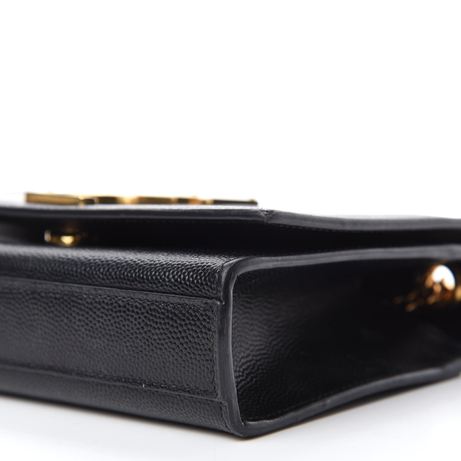 Saint Laurent Grain De Poudre Small Monogram Kate Satchel Black 7 of 14