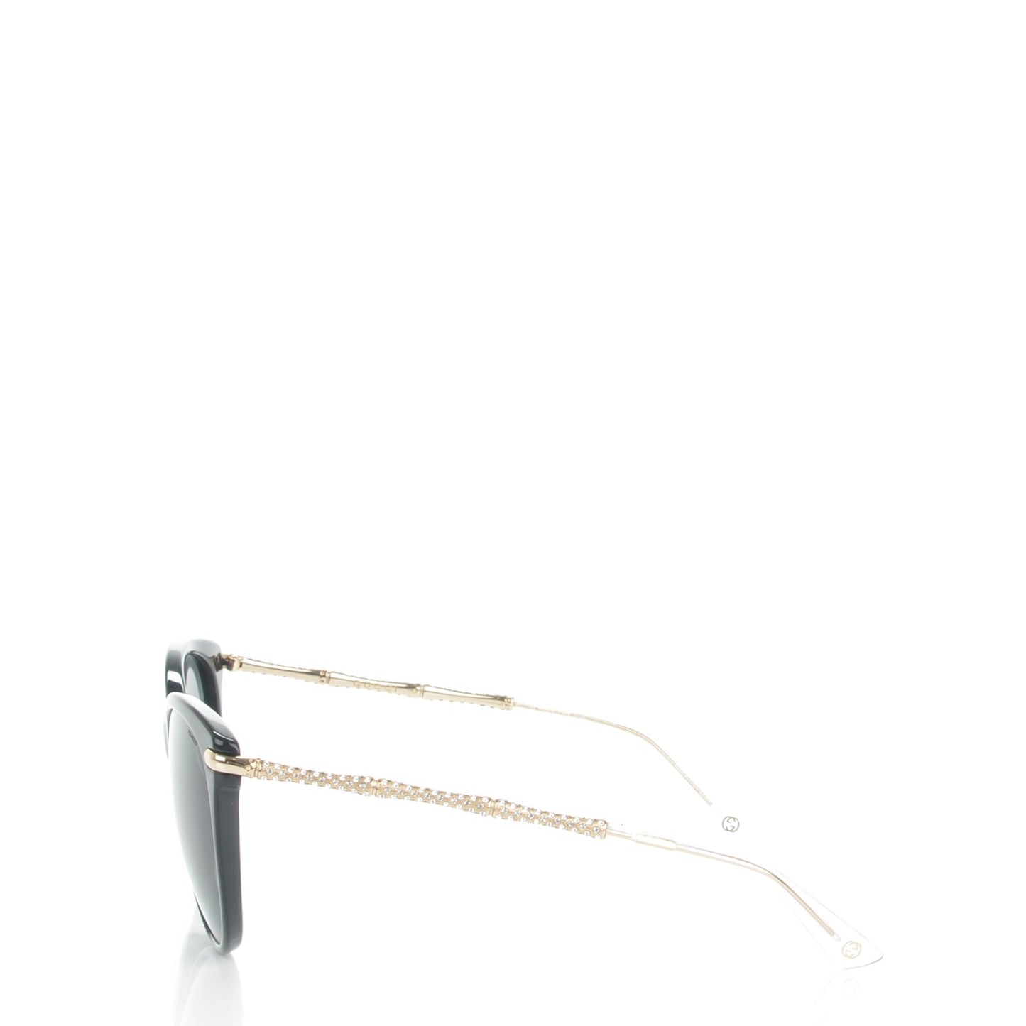 Crystal Bamboo Cat Eye GG 3771/N/F/S Sunglasses Gold