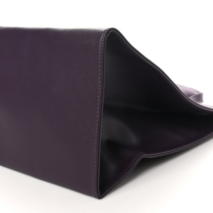 Telfar Vegan Leather Large Shopping Bag Eggplant 9 of 9