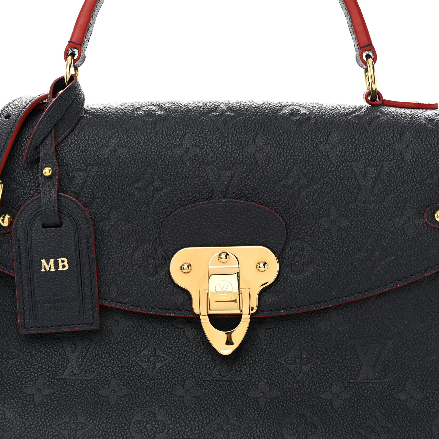Empreinte Georges MM Marine Rouge