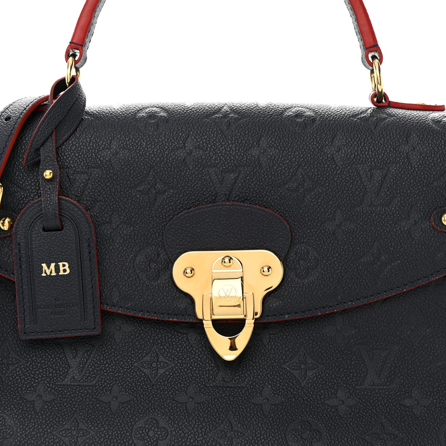 Louis Vuitton Empreinte Georges MM Marine Rouge 7 of 11