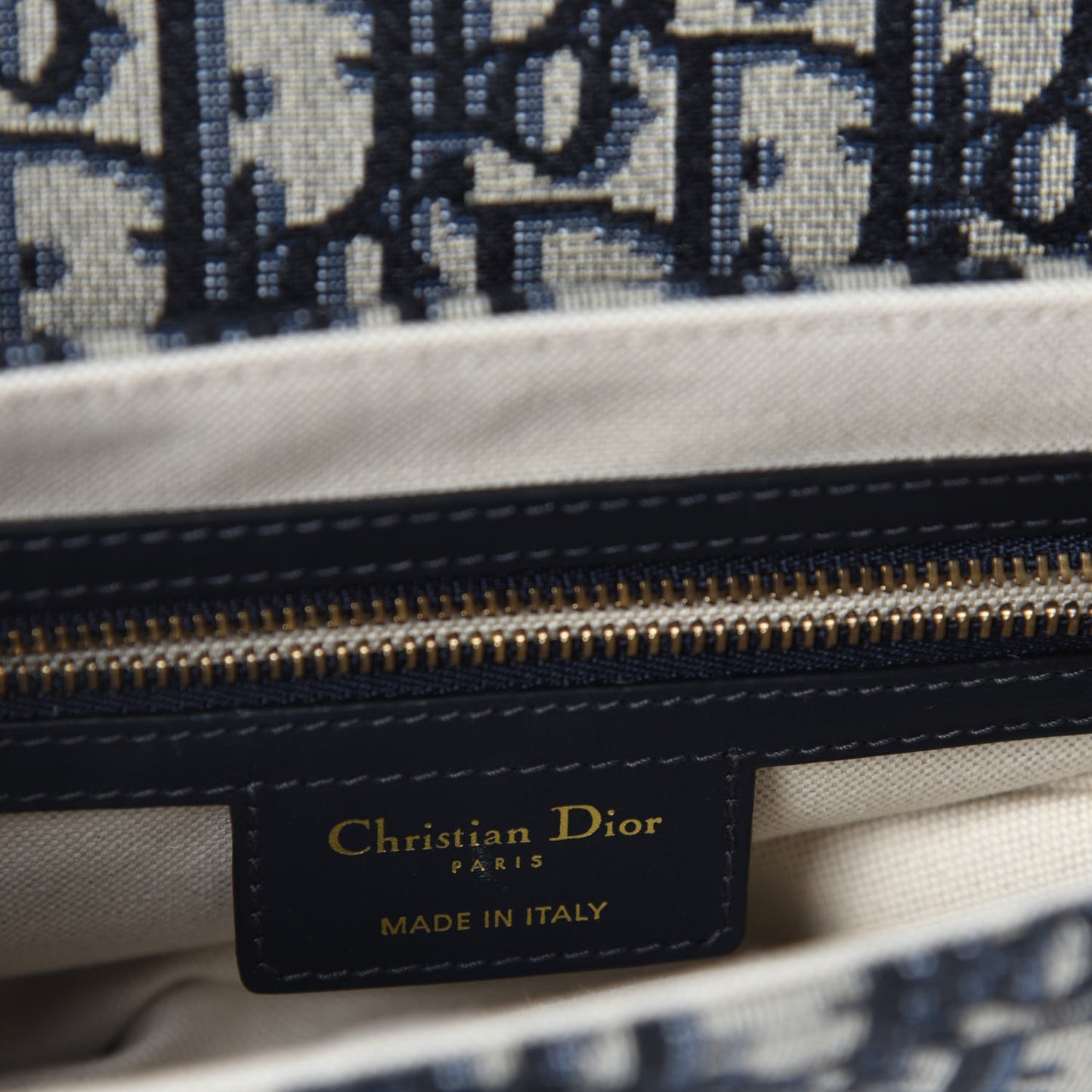 Oblique Saddle Bag Blue