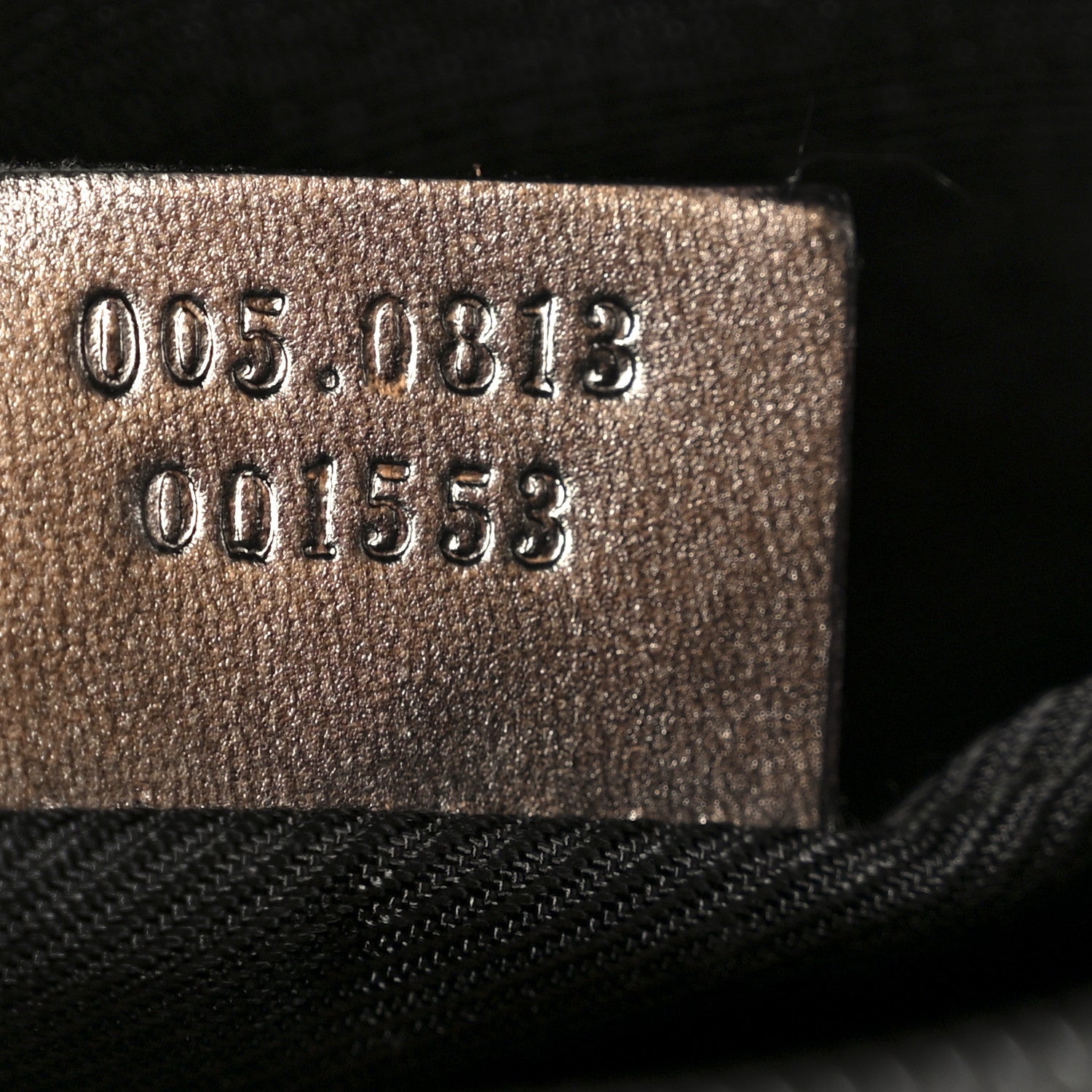 Gucci Monogram Pochette Black 7 of 10