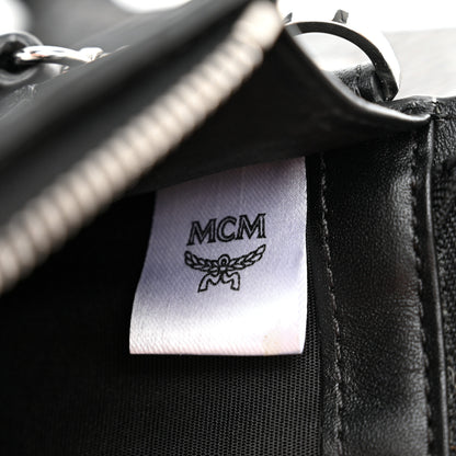 MCM Visetos Geo Phone Case Crossbody Black 6 of 13