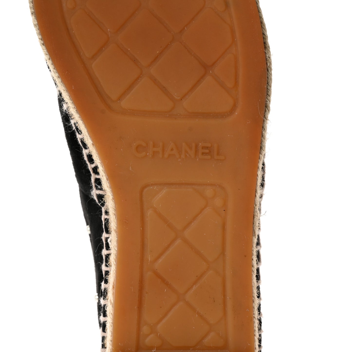 Suede Pearl CC Espadrilles 40 Black