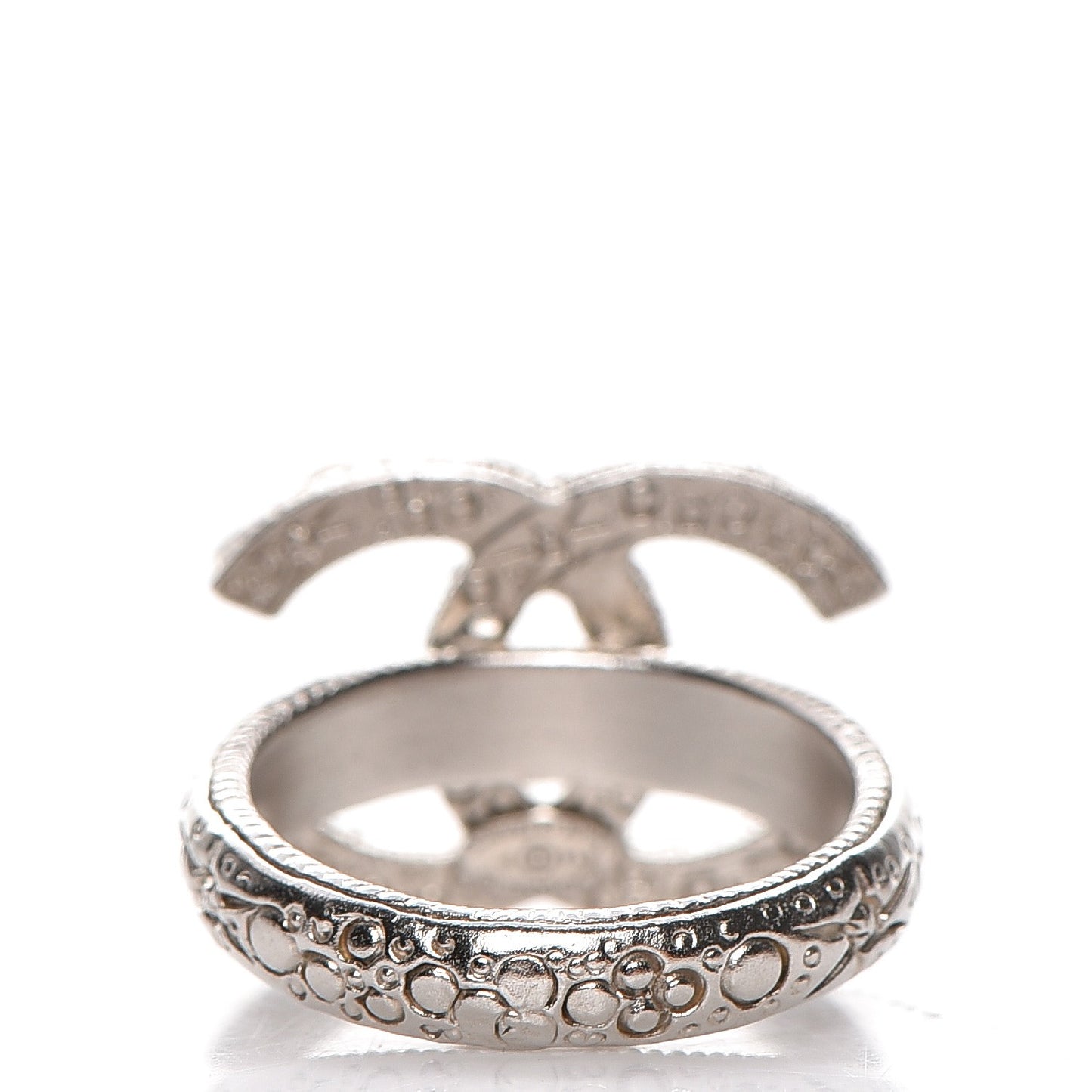Crystal CC Ring 6 Silver