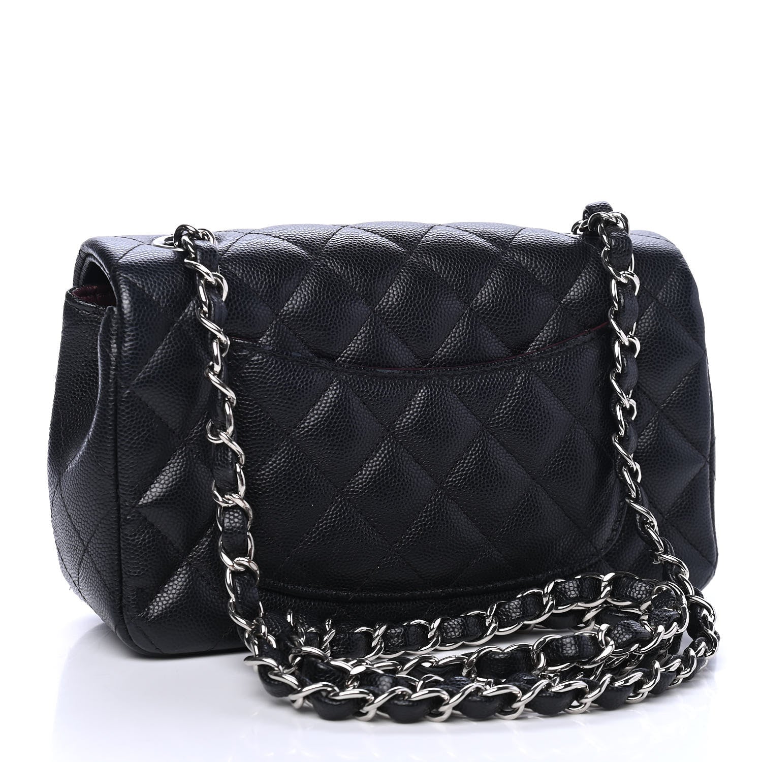 Chanel Caviar Quilted Mini Rectangular Flap Black 2 of 6