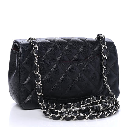 Chanel Caviar Quilted Mini Rectangular Flap Black 2 of 6