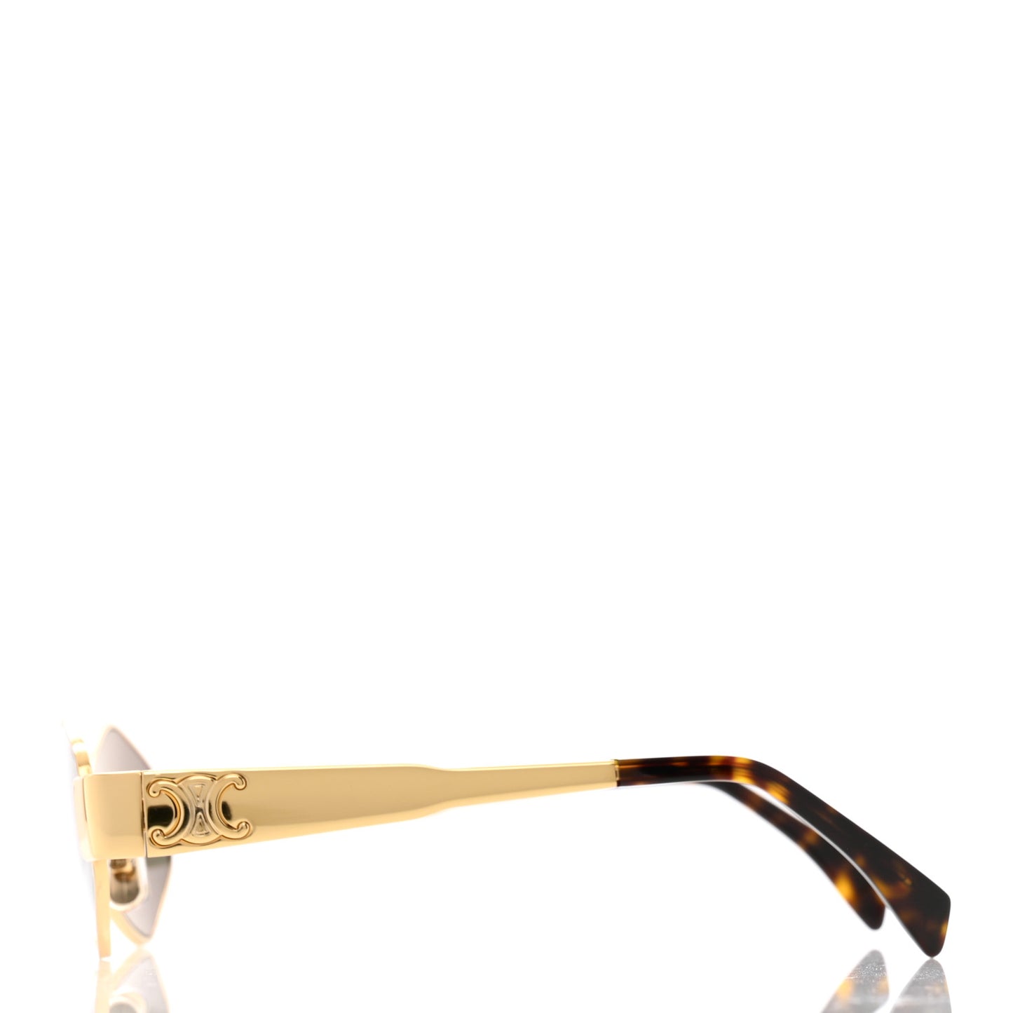 Metal Triomphe 02 Sunglasses CL40254U Gold Green