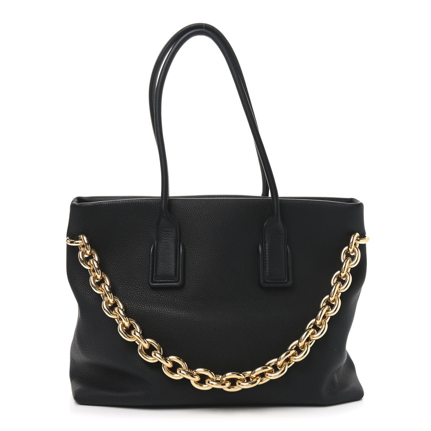 Bottega Veneta Grained Calfskin Saint Germain Tote Black 1 of 10